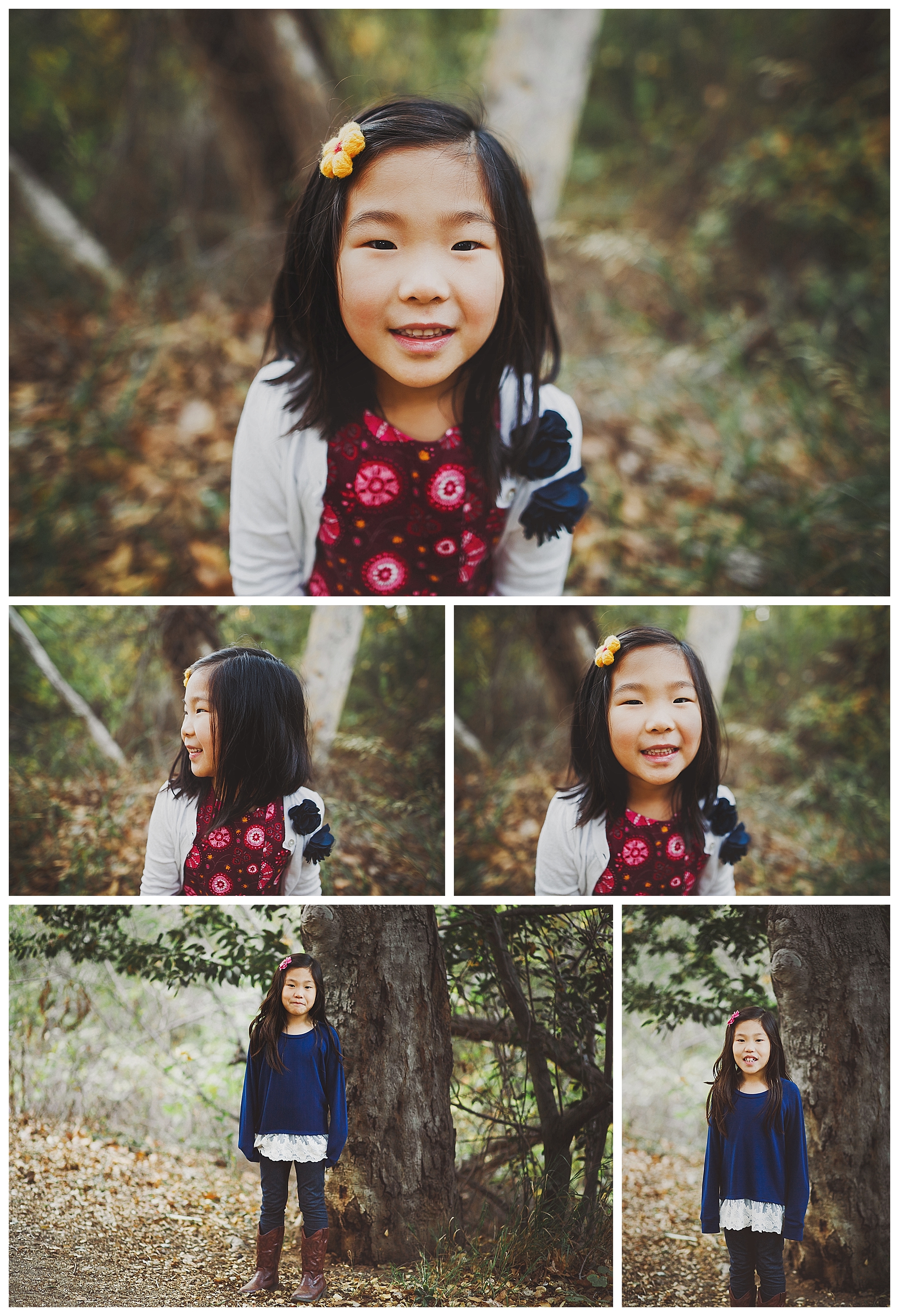 Moody woodsy family photography Orange PLAYFUL OC FAMILY SESSION
